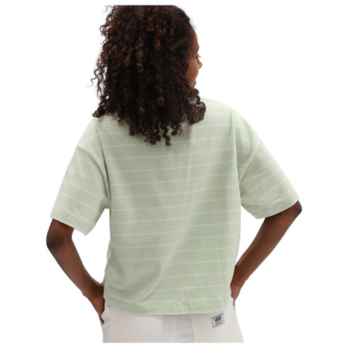 Vans Γυναικεία κοντομάνικη μπλούζα Time Off Stripe Top